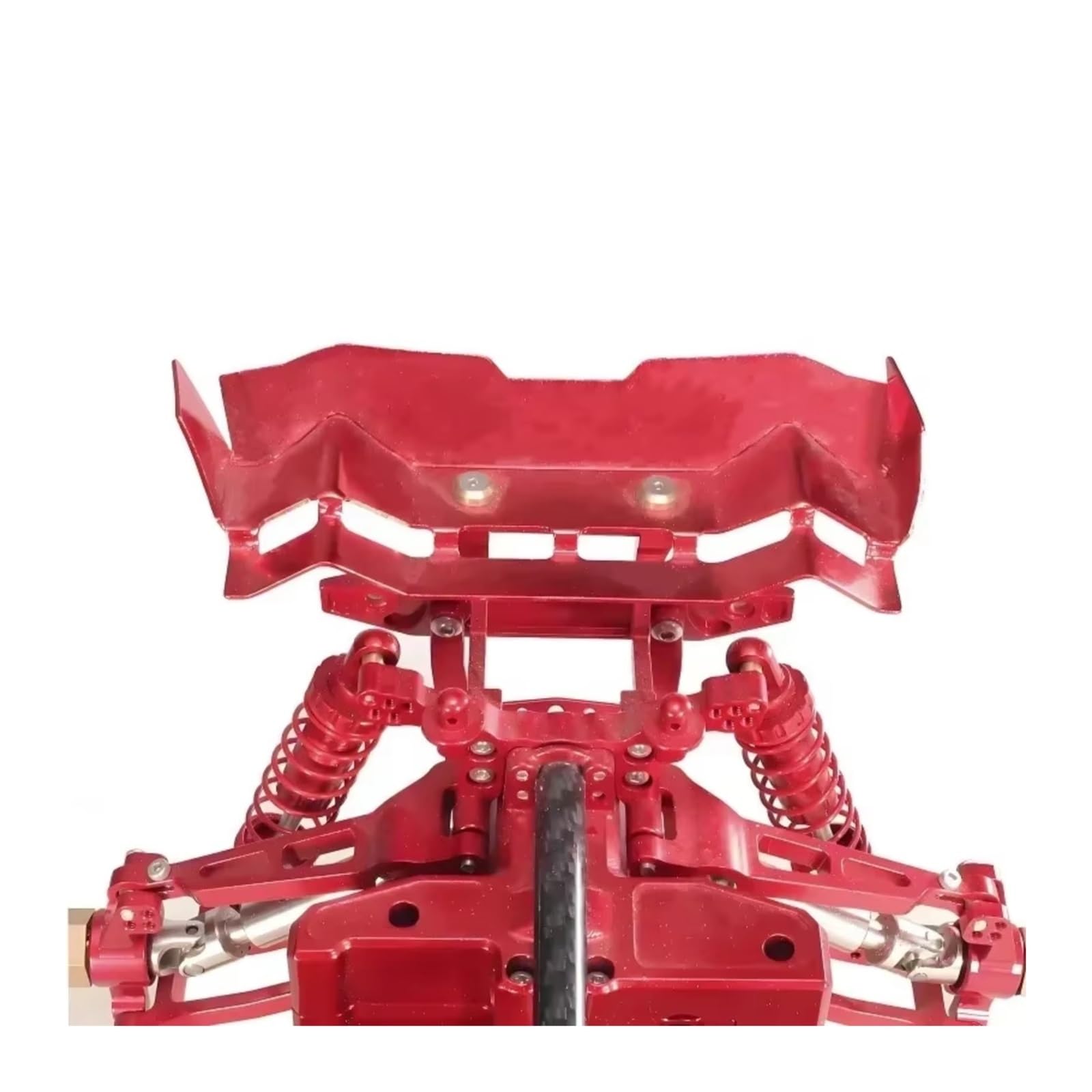 Piezas para coches RC Para MJX 1/14 14209/14210 Alerón Trasero Aleación Aluminio Metal 27 G Coches RC Vehículos Oruga Accesorios Y Mejoras Repuesto(Red)