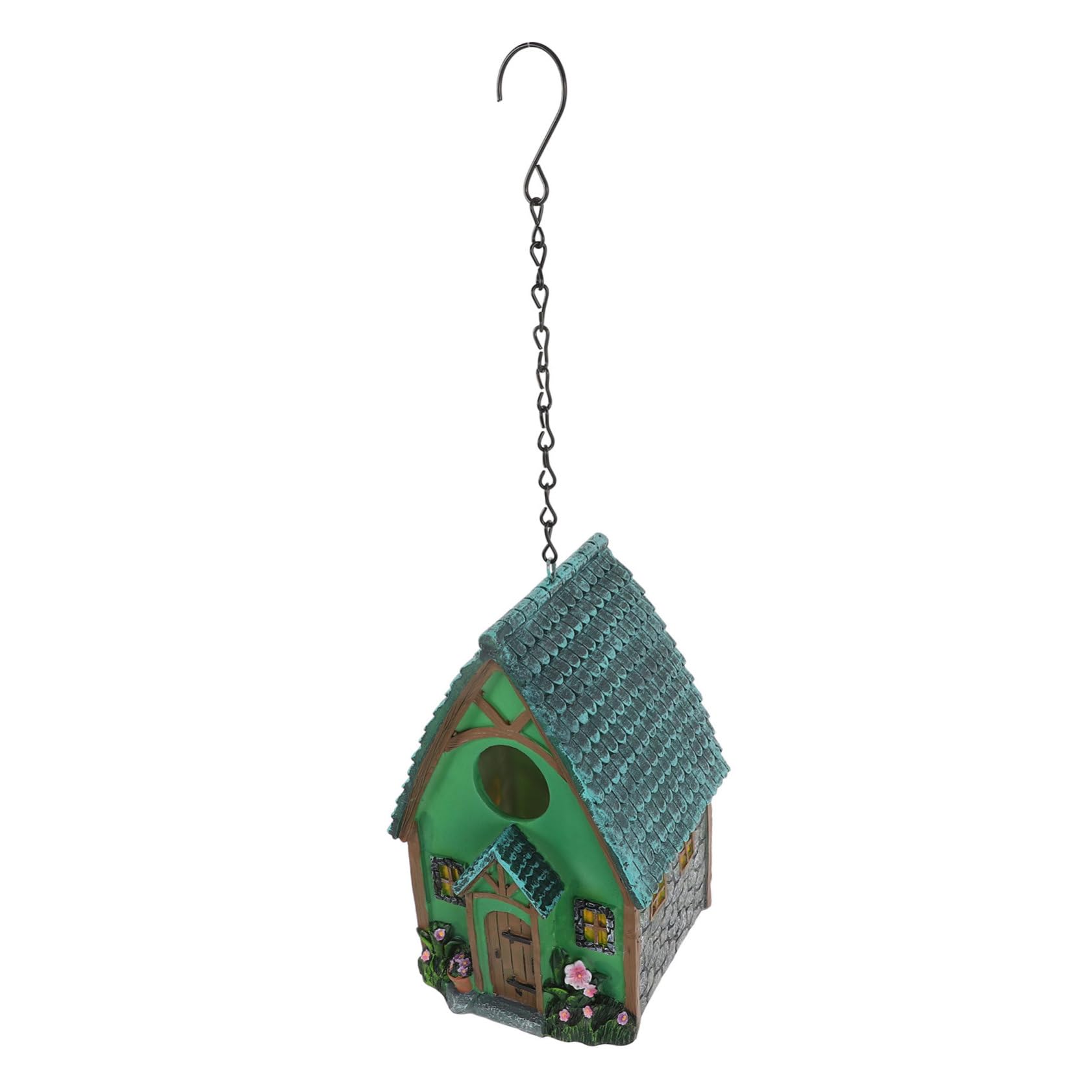 TOYANDONA Vogelhaus Einfach zu Montieren zum Aufhängen und Wetterfest aus Kunstharz Robustes Vogelanziehung im Garten oder Am Baum Geeignet für Draußen