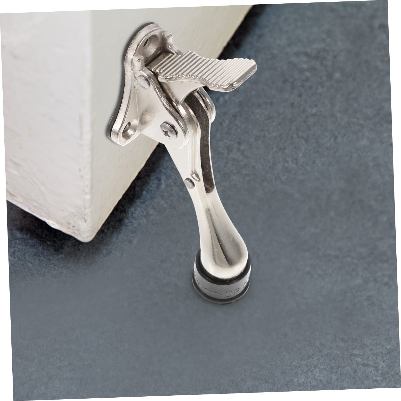 DOITOOL 4 Piezas Topes de Puerta de Seguridad Automáticos Diseño de Pedal para Casa y Oficina