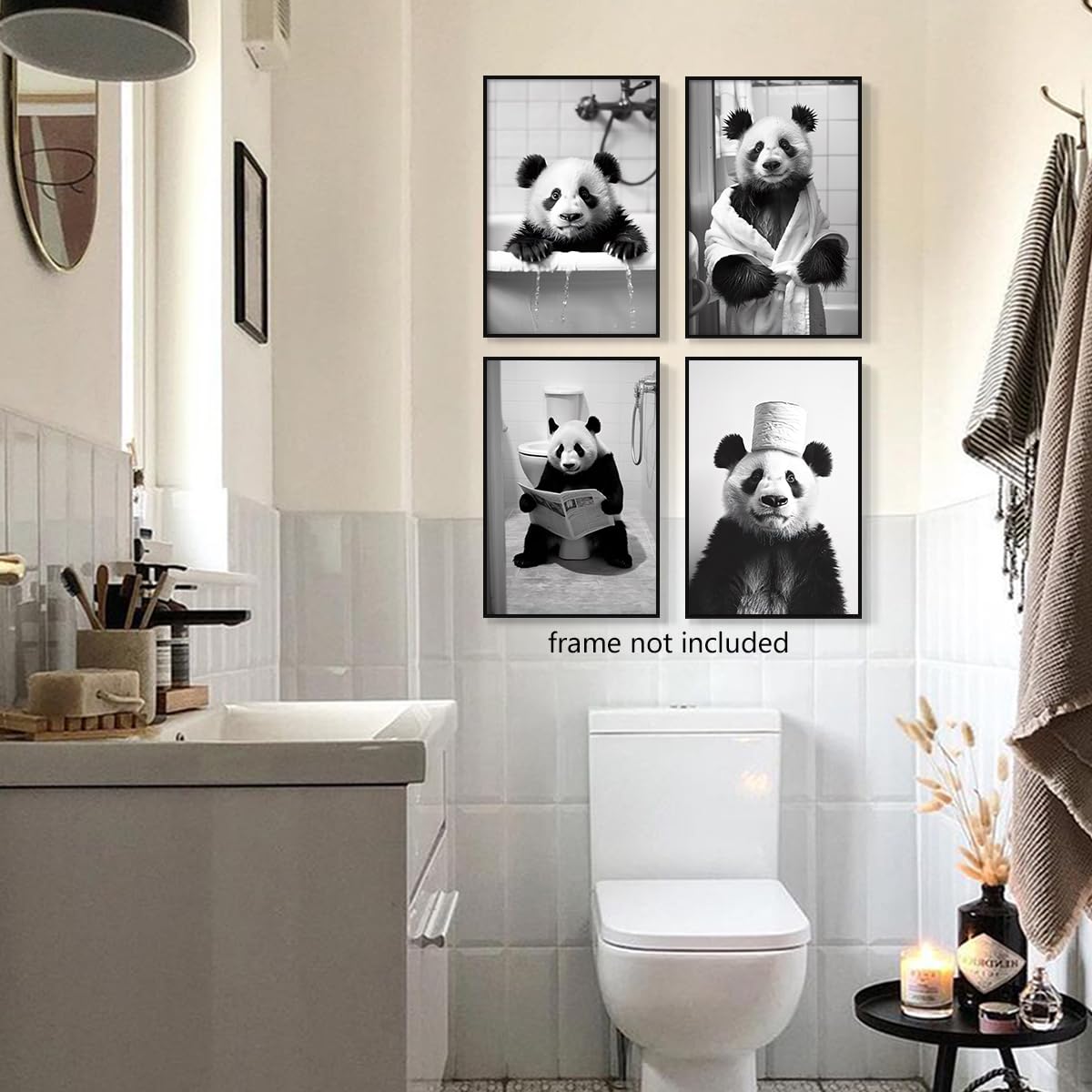 Papiers Peints Pour La Salle De Bain Posters Muraux, Papier