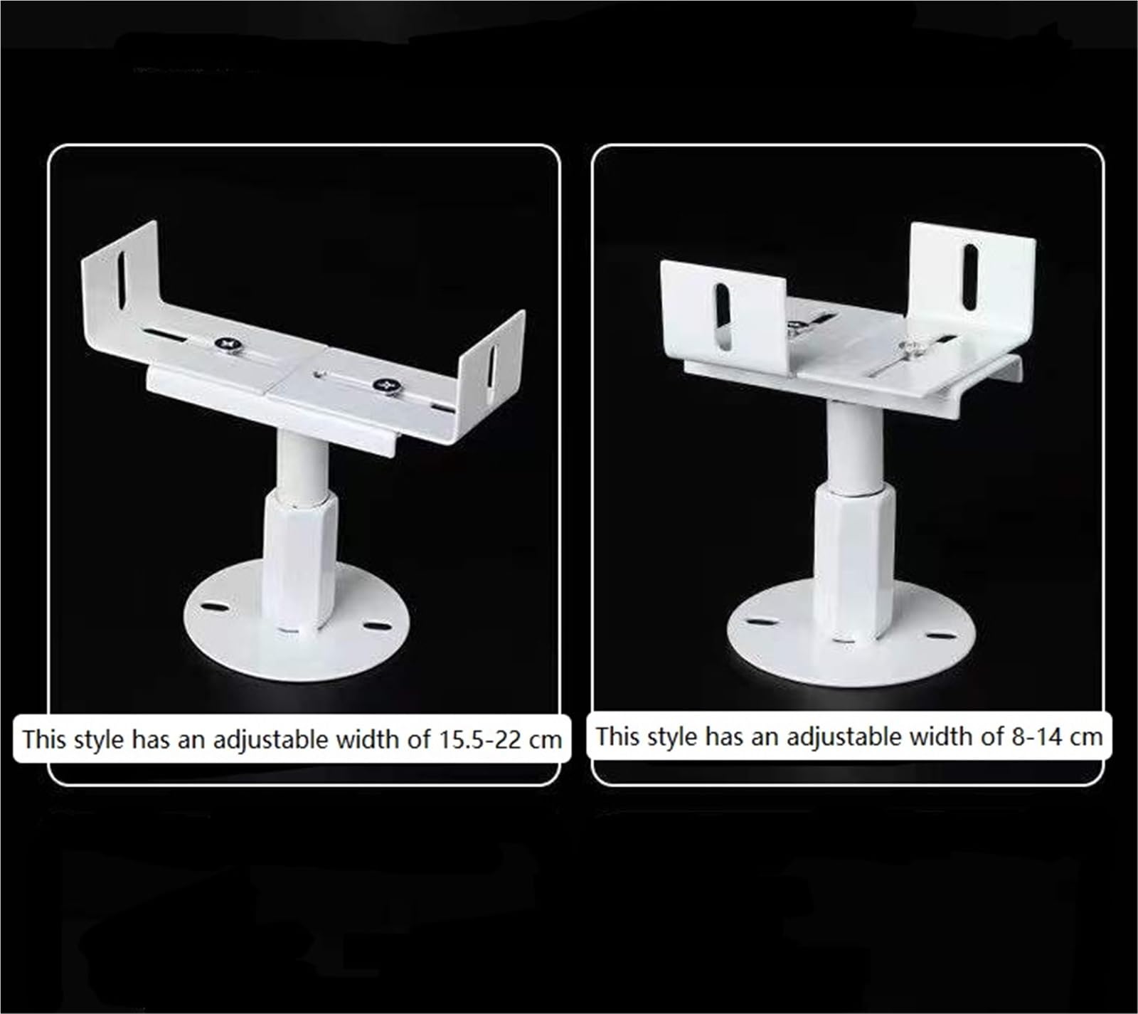 Soportes De Suelo para Radiadores Juego de 2 uds. De Soporte for radiador, Suelo Aluminio, for, fijación Vertical Ajustable, for doméstico(Adjustable 16-21 cm)