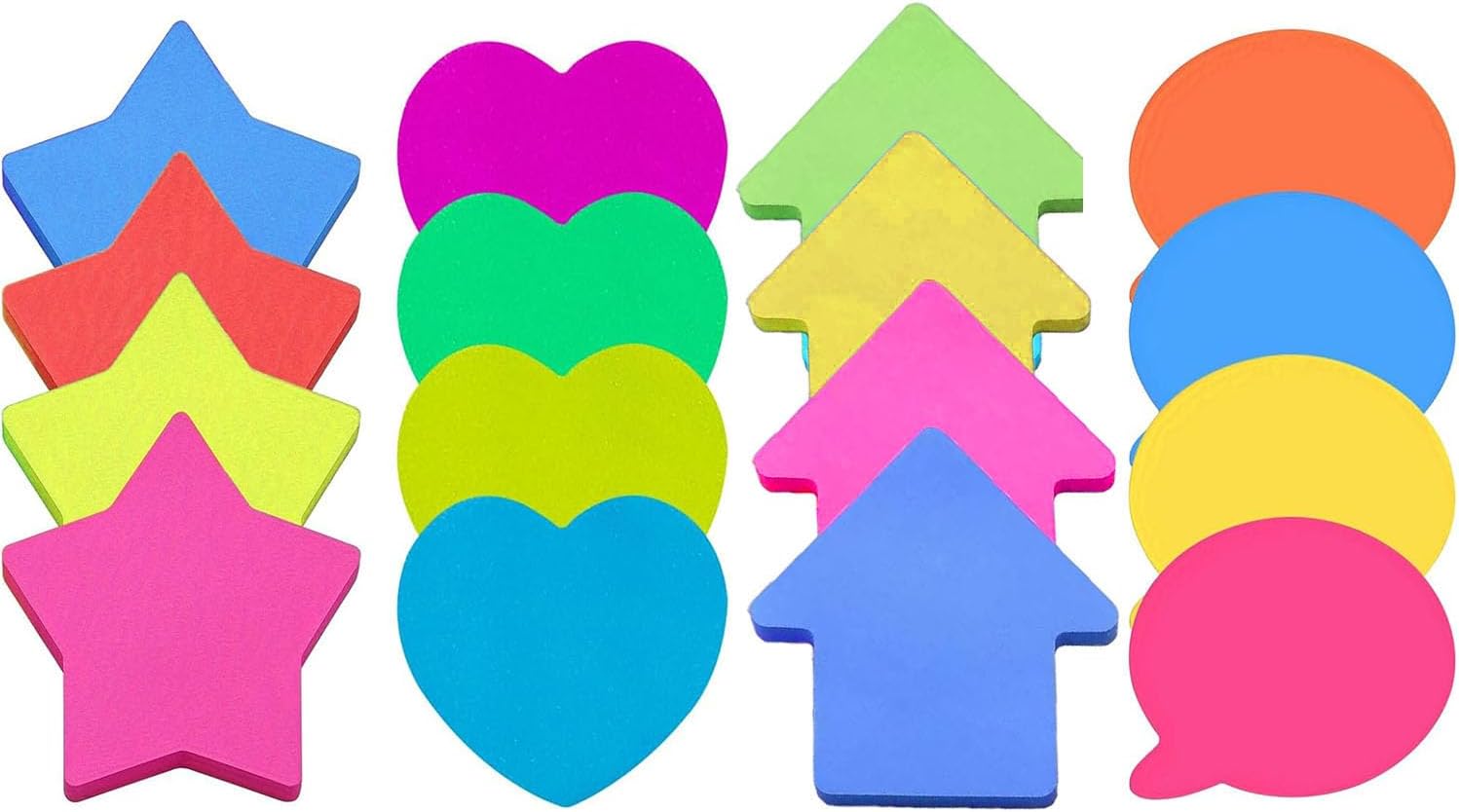 16 Pack Colorful Sticky Notes 2.76 * 2.76inch, Small Self-Stick Pads Bright Colors Sticky Note, Easy to Post for Home, Office, Notebook,School Supplies, Office Products