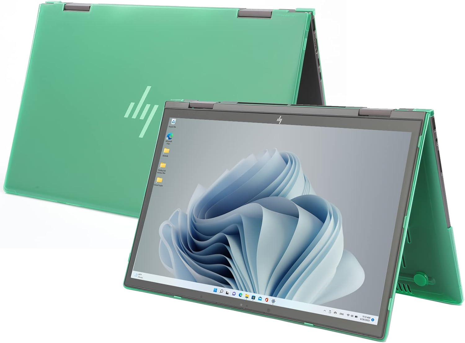 mCover Case ONLY Compatible for 2022~2023 15.6" HP Envy x360 15-EW0000 (Intel CPU) / 15-EY0000 (AMD CPU) Series Laptop (NOT Fitting Any Other HP Models) - Green