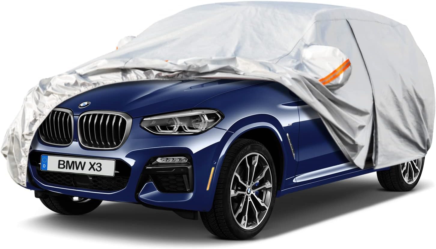 Kayme Funda Coche Exterior, Compatibles con Audi A5 (2009-2025), Cubierta para Coche Impermeable Transpirable Anti-UV Antipolvo de 6 Capas, Cubre Coche con Cremallera y Forro de Algodón. — view 56