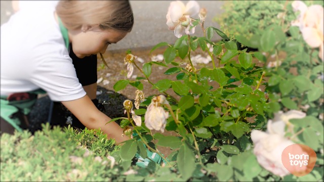 Set Attrezzi Da Giardinaggio Per Bambini 3-5 Anni – Pala, Rastrello, Zappa, Guanti E Spruzzino - 4