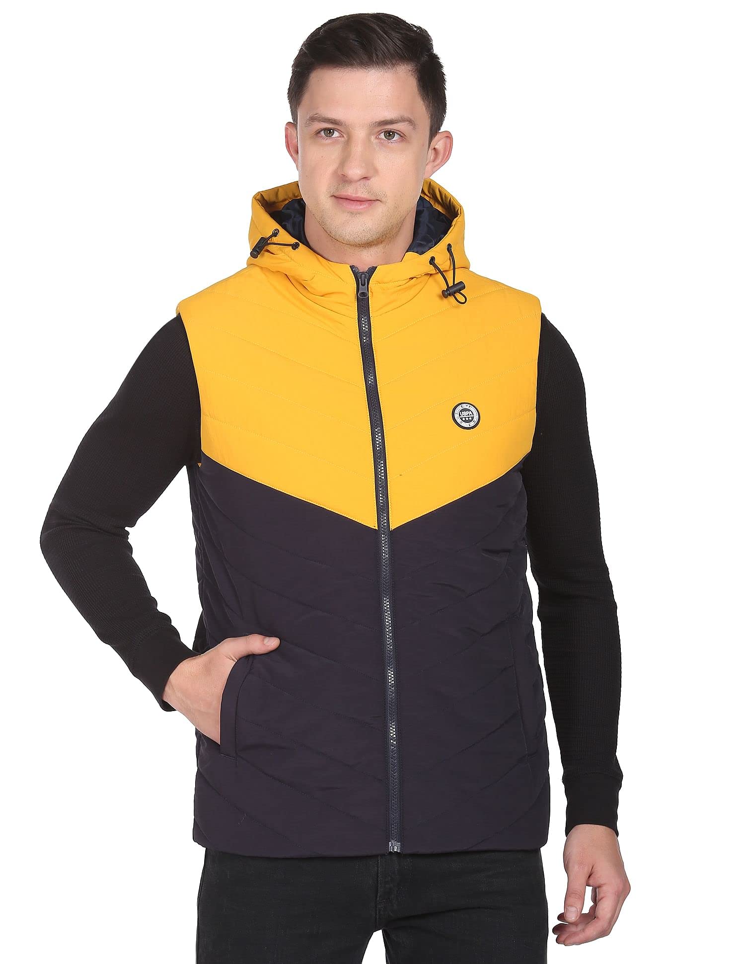 u.s. polo assn. Men Standard Length Polyester Hooded Jacket-picture-27
