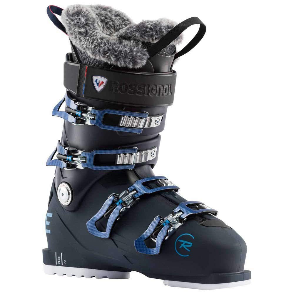 Rossignol Pure 70, Scarponi da Sci Donna, Blu Nero, 22.5