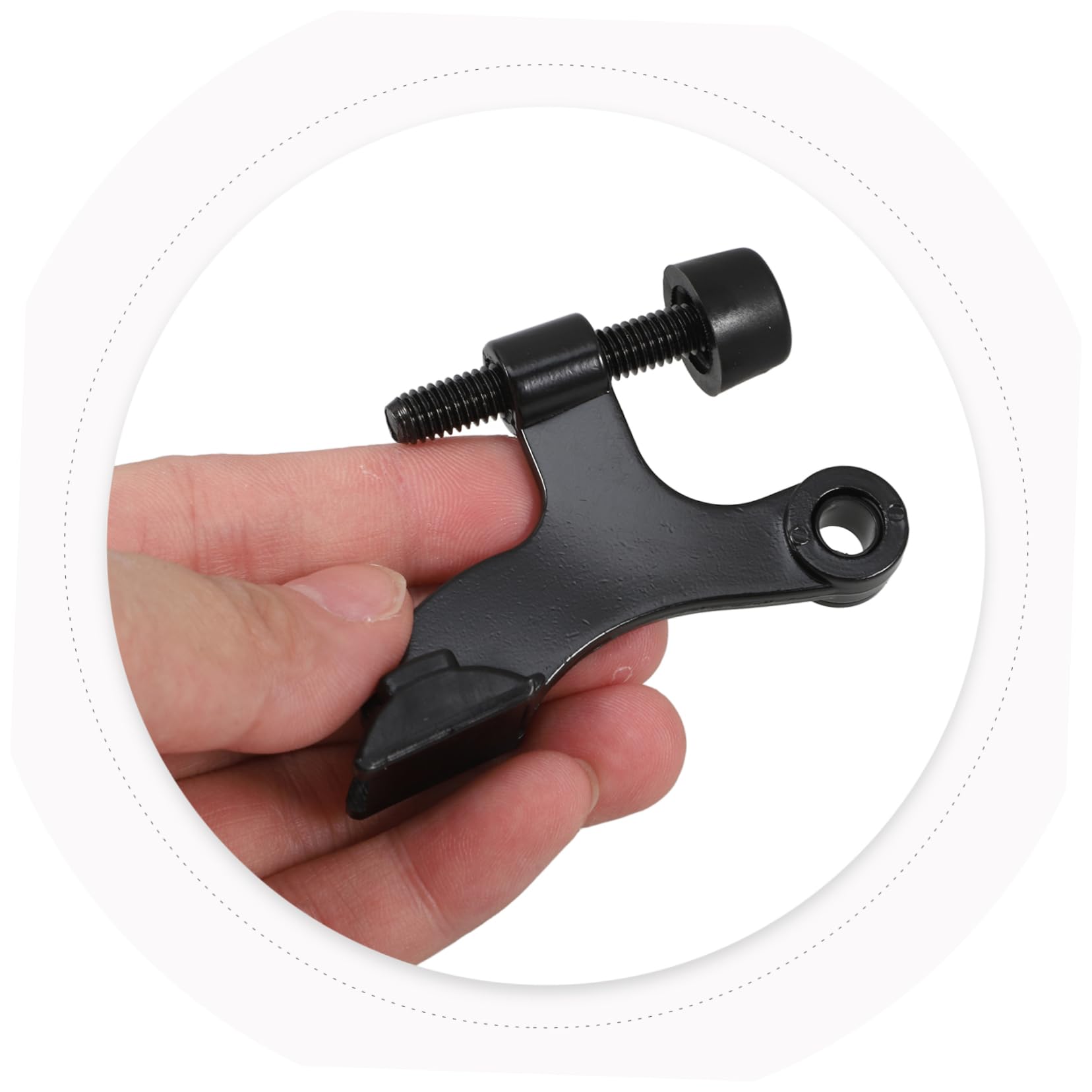 12 Piezas Tope de Puerta Ajustable, Engrosado con Revestimiento Antioxidante, de Aleación de Zinc Diseño Americano para Mayor Seguridad Hogar | Estilo Americano Engrosado, Recubrimiento Antioxidante, Aplicación Versátil para Montaje Superior
