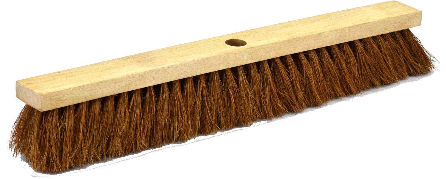 Sterling Ventures Brown Replacement Coco Bassine Broom Brush Heads (24" Coco)