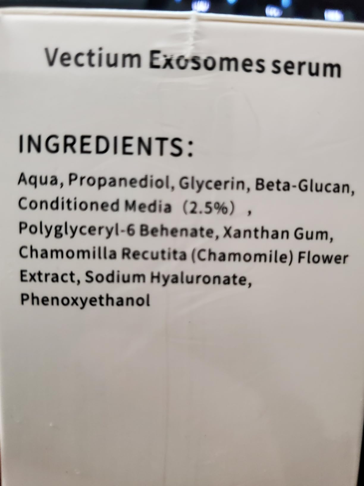 Vectium Exosomes Serum 2.5% Bio-Fermented Elixir & Sodium Hyaluronate - Lightweight Hydrating Serum for Smooth, Soft-Feeling Skin - Suitable for All Skin Types (Tired, Dull, Dry, Sensitive) - 1 Fl Oz
