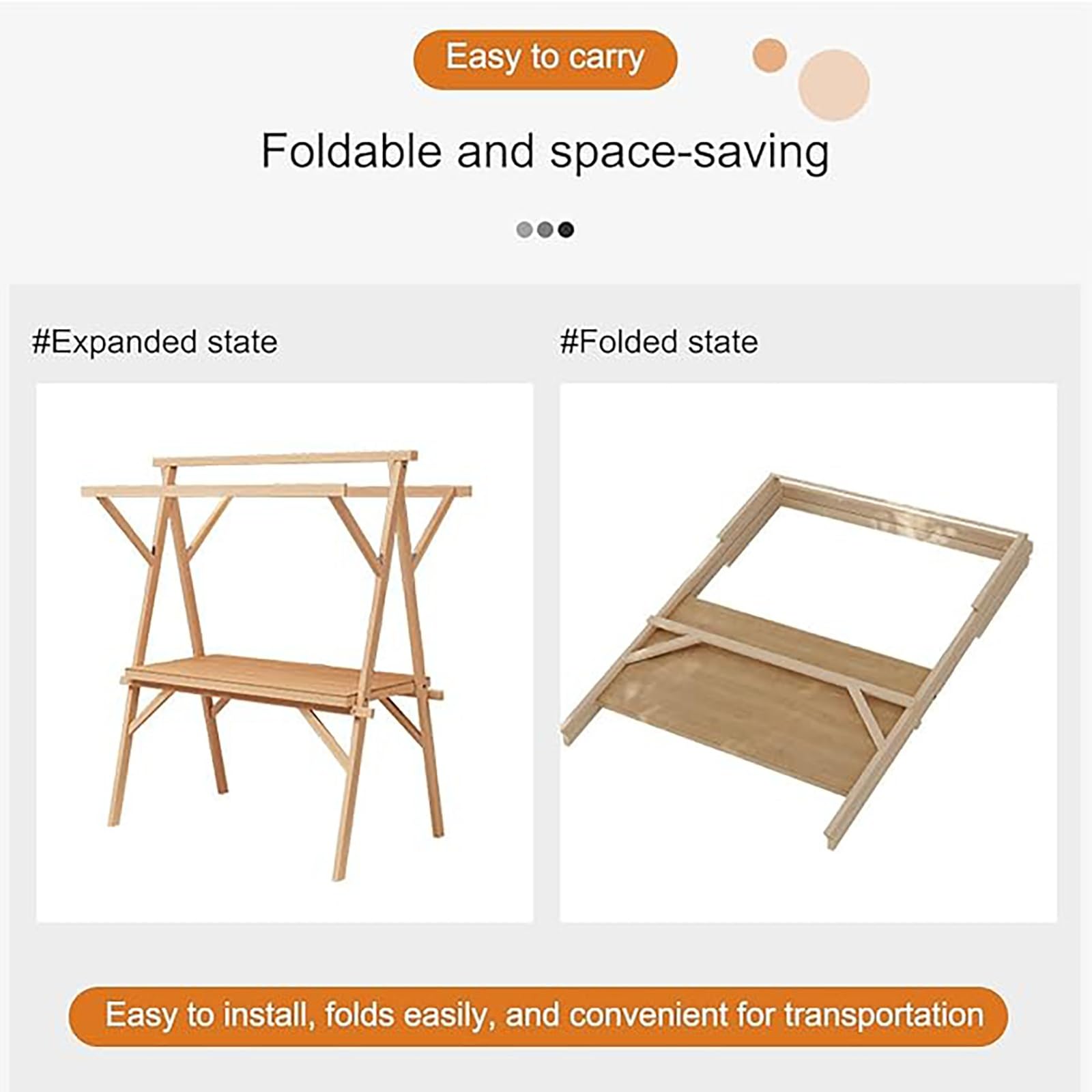 Carrello mobile pieghevole con tettoia, carrello commerciale per mercati agricoli, fiere artigianali, cibo da strada, feste, compleanni, concessioni