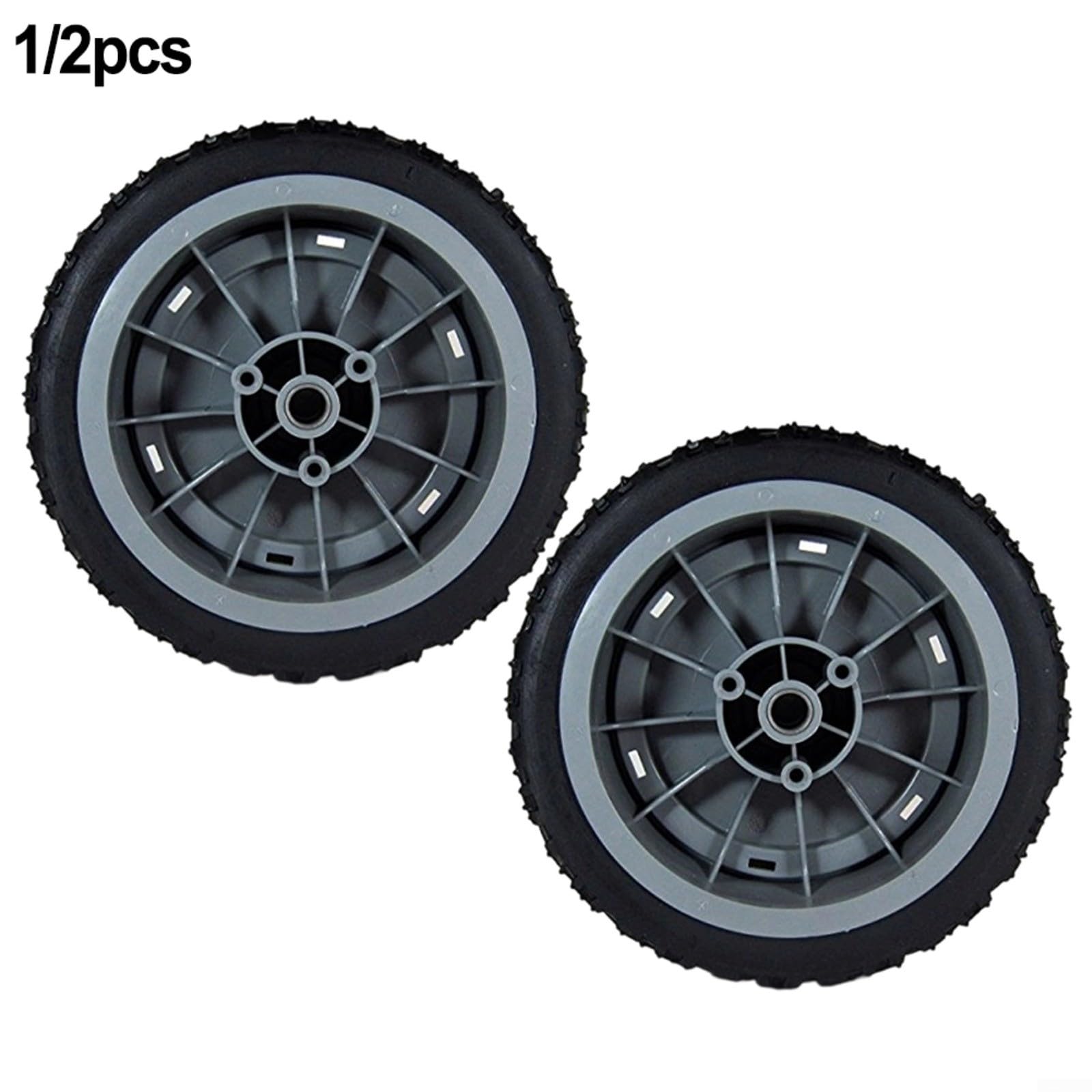 Ruota di ricambio per tosaerba Toro 107-3708, compatibile con modelli 20053, 20054, 20055, 20056, 20057, 20058, accessorio per tosaerba per manutenzione esterna (2 pezzi)