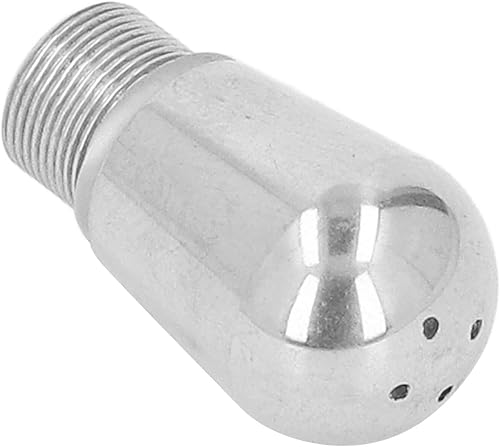 TOPINCN Boquilla de vapor con boquilla de acero inoxidable, boquilla de vapor, boquilla de vapor de 4 agujeros, repuesto para máquina de café