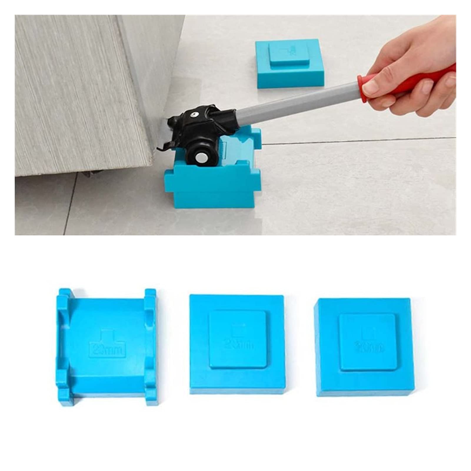 Set per trasloco di mobili pesanti con cric e ruote, resistenti alla corrosione, utensili manuali per un facile trasporto e sollevamento, ideale per uso in affitto o a casa