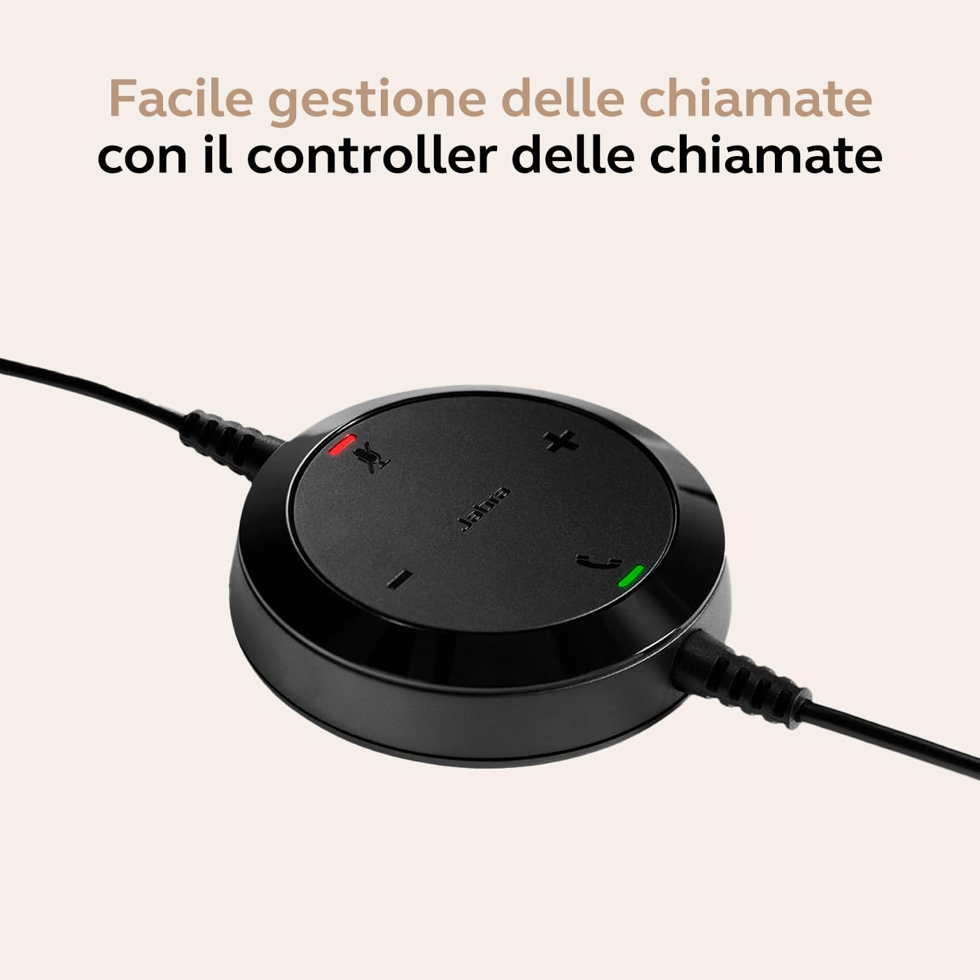 Jabra Evolve 20 - Cuffie stereo certificate Microsoft per softphone VoIP con cancellazione passiva del rumore, USB-C/A, colore nero