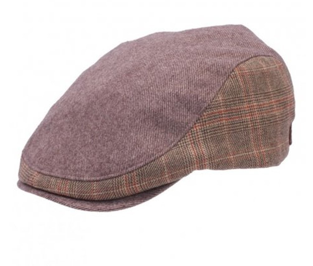 Wolsey Men's Country Tweed Flat Cap Hat (Small/Medium)