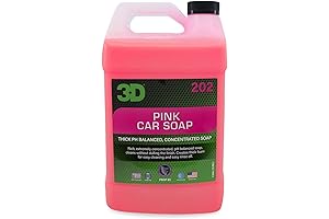 3D Pink Car Wash pH Balanced - Gallon Foam Car Soap