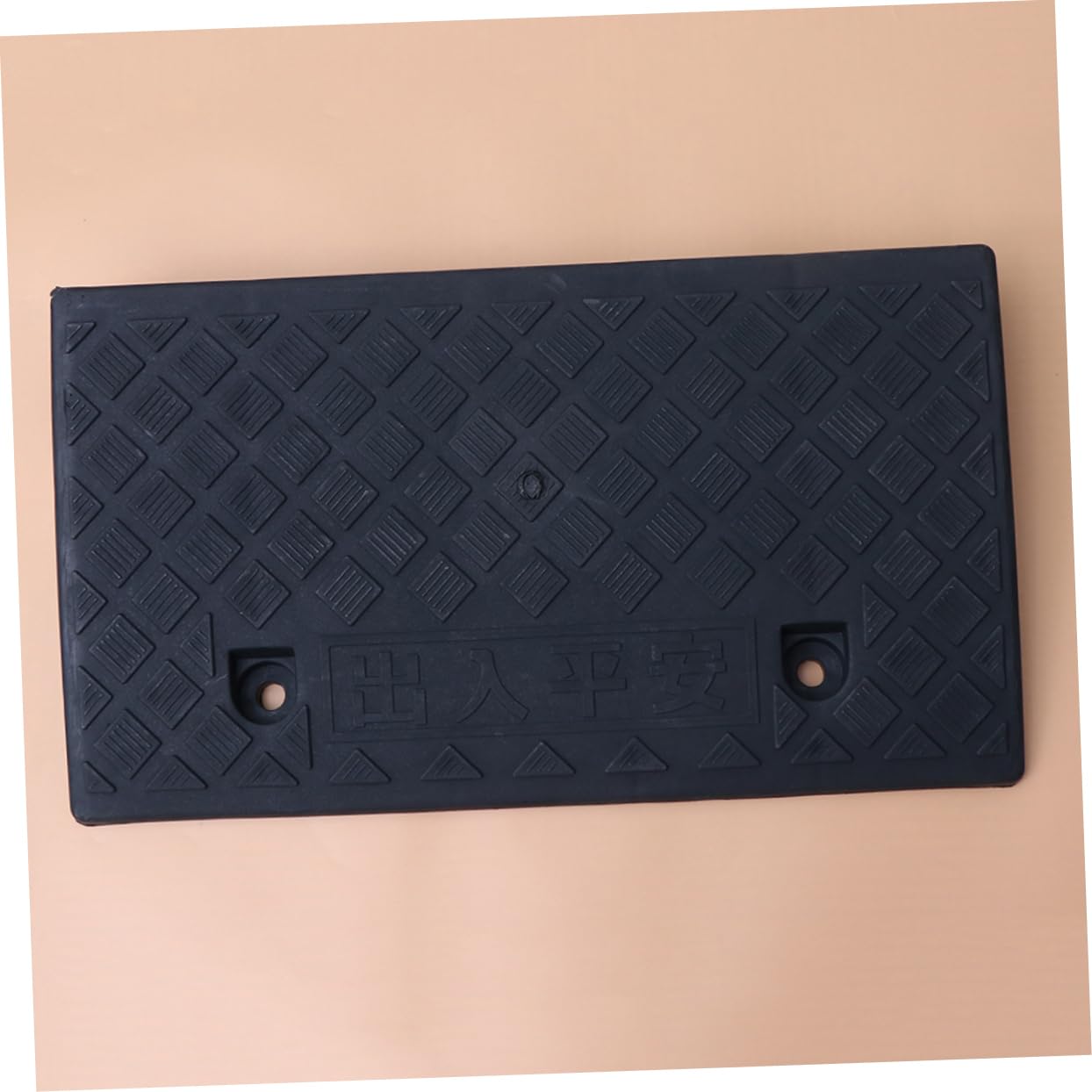 per Soglia Auto 10cm in Plastica Nera Antiscivolo Ammortizzante | Compatibile Sedie a Rotelle e Monopattini, per Marciapiedi e Bordi Stradali, 1 Pezzo