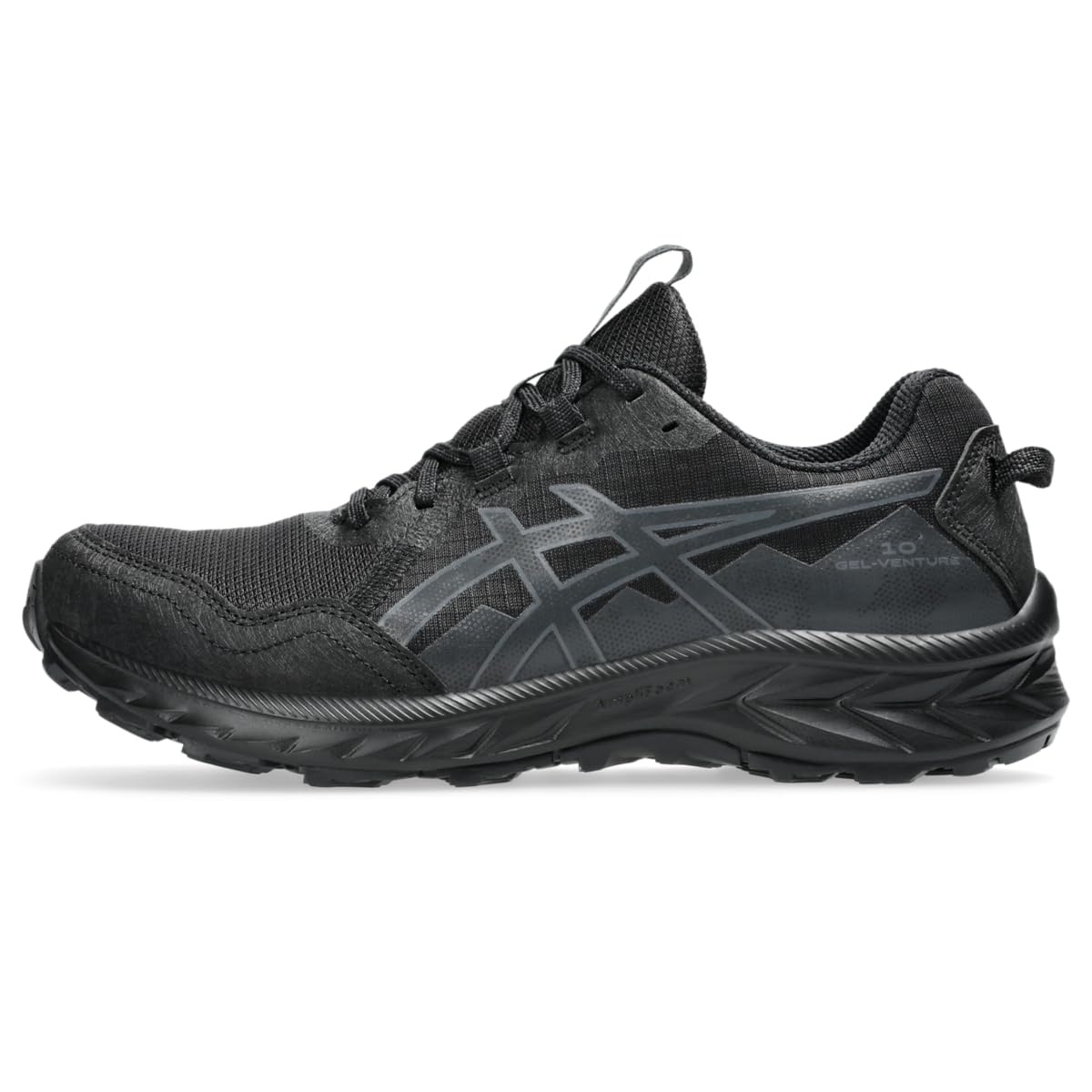 ASICS Women's Gel-Venture 10 Running Shoes, 8, Black/Graphite Grey