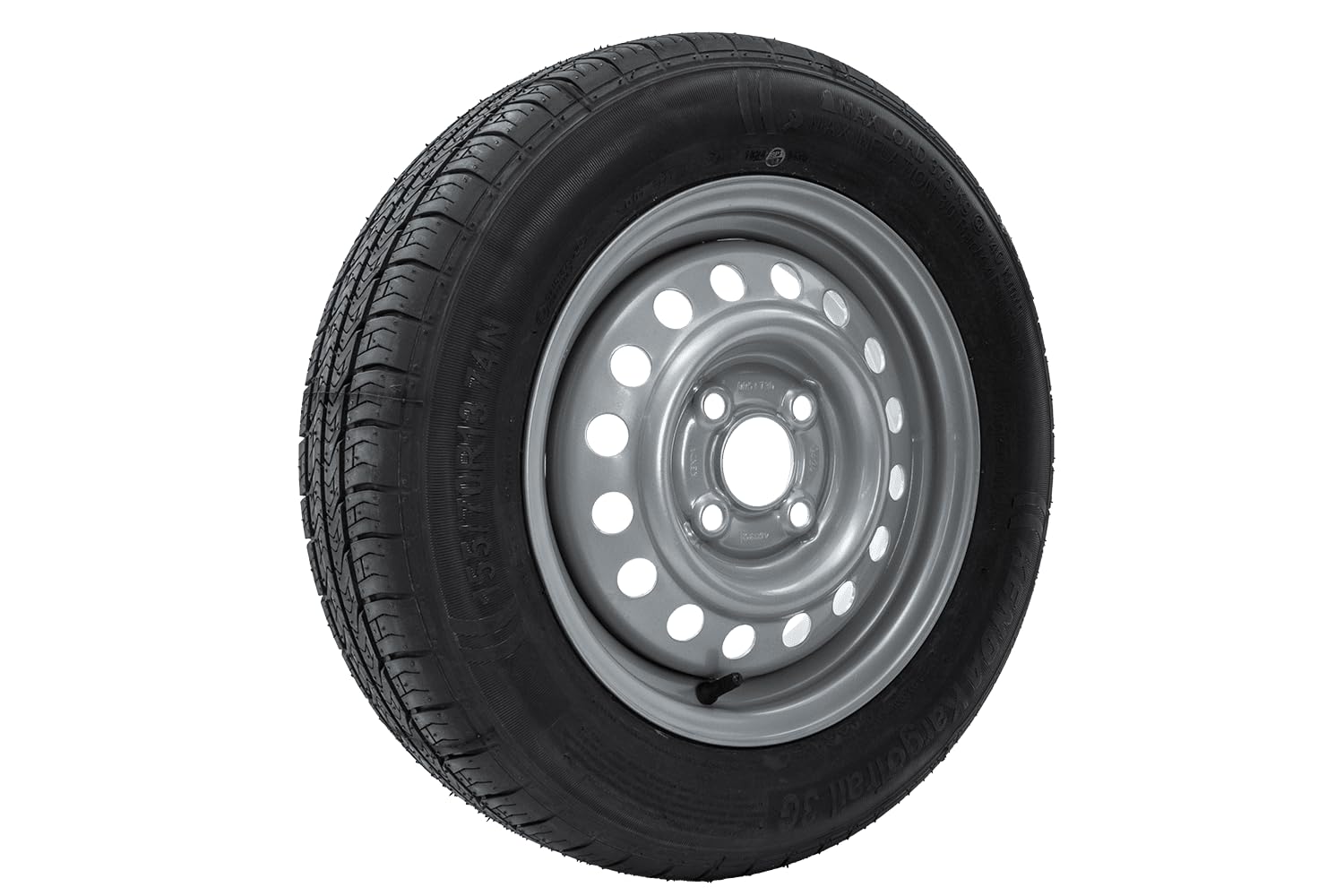 KENDA Rueda de Remolque 155/70 R13 con Llanta 4x98 ET30 y Carga de 375 kg, Neumático KargoTrail 3G de Alta Estabilidad para Remolques Ligeros y de Camping
