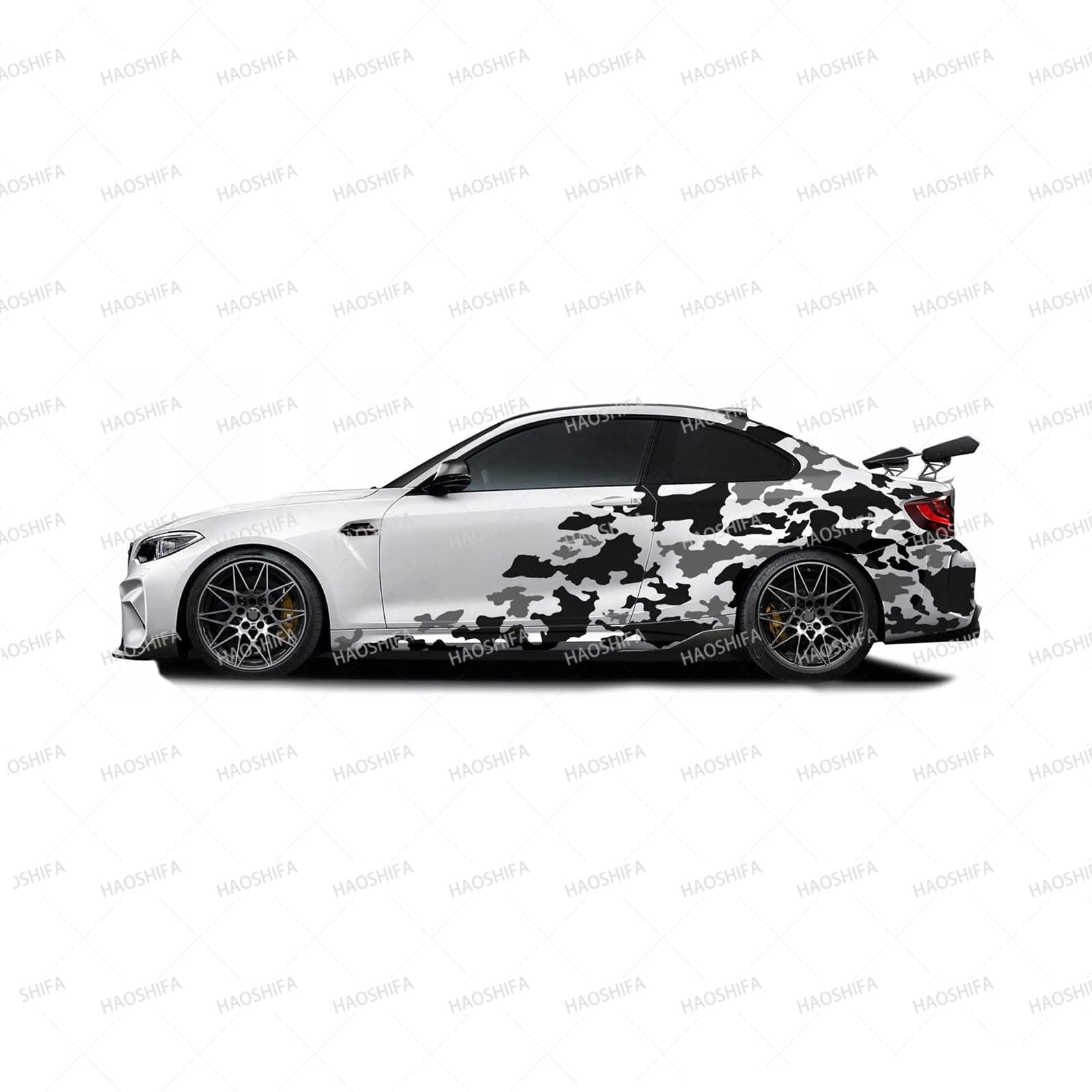 Camouflage Car Decal Camo Car Side Stickers Decals Vinyl Wrap Camo Print Decals