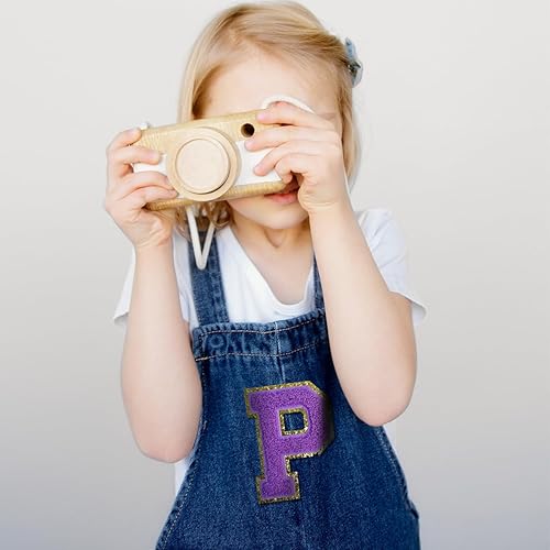 Miniatura 10 de TXSN 3 parches de felpilla rosa con números, parches para planchar con números de 4-12 pulgadas, parches universitarios con purpurina para ropa, 8