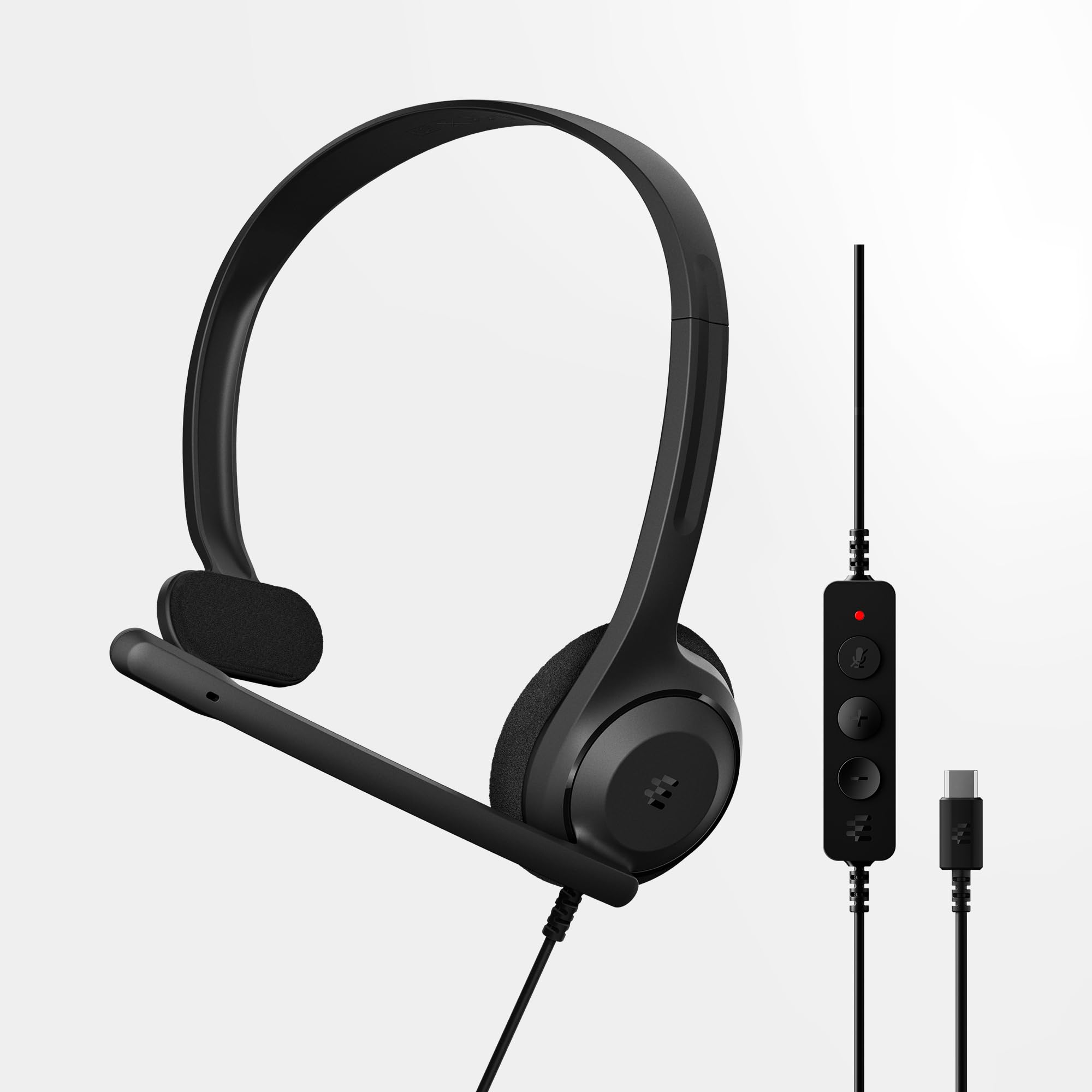 cuffie usb-c mono con microfono antinodo peso leggero