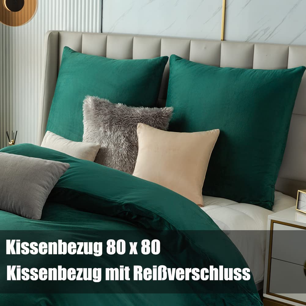 CelinaTex Touchme - Biancheria da letto in flanella, 135 x 200 cm, 2 pezzi, copripiumino in cotone, per l'estate e l'inverno, tutto l'anno, facile da | Leroy Merlin