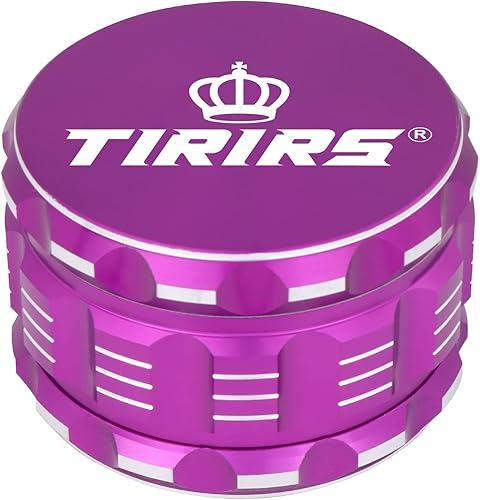 TIRIRS Molinillo grande para especias (3 pulgadas, morado)