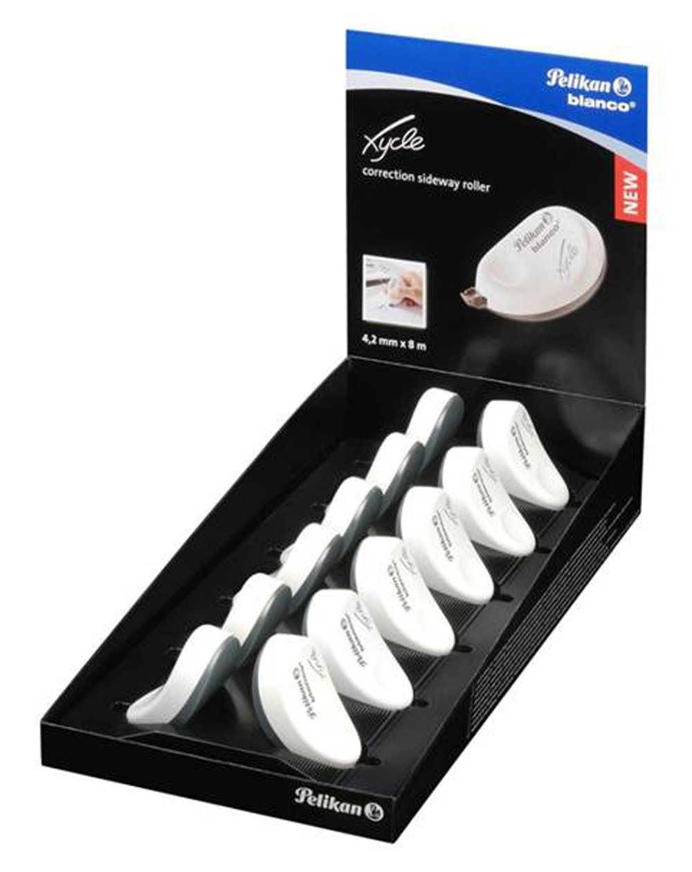 PELIKAN Xycle 338228, Nastro di correzione ambidestro, 4.2 mm x 8 m, 12 unità