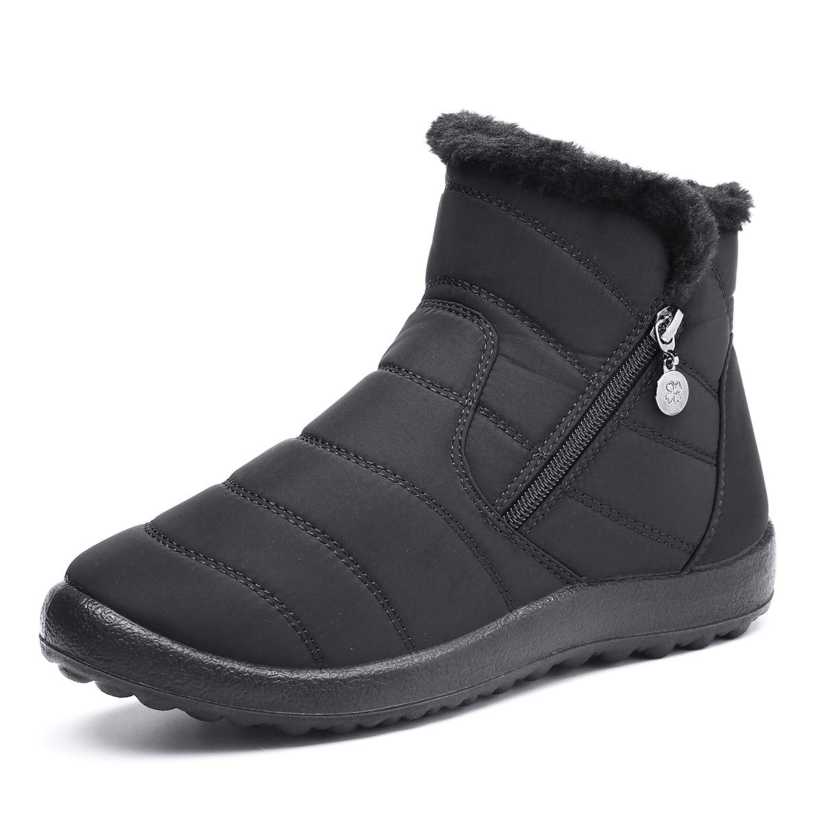 Womens Winter Snow Boots Waterproof Fur Lined Warm Ankle Booties