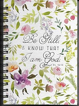 Spiral-bound Journal, Be Still And Know Floral, Wirebound Book