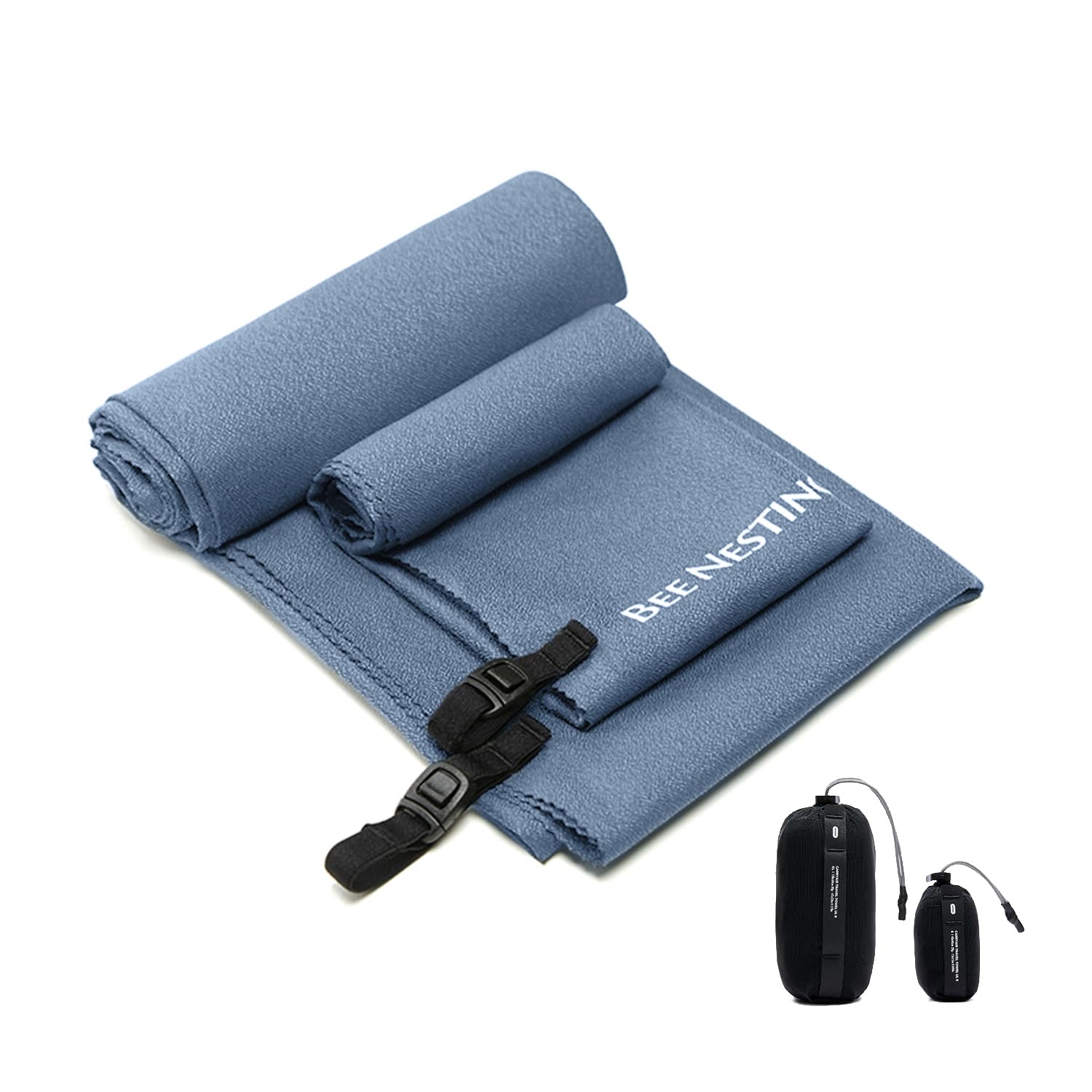 BeeNesting 超軽量速乾タオル そっかんタオル 超吸水 抗菌 防臭 スポーツタオル