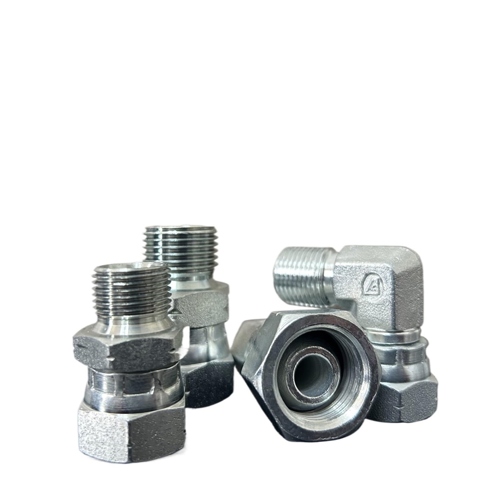 2B/2B9 tubería británica G rosca recta 1/8 "1/4" 3/8 "1/2" BSPT 60 grados cono codo recto junta de tubería de aceite hidráulico(2B,1-1/2")