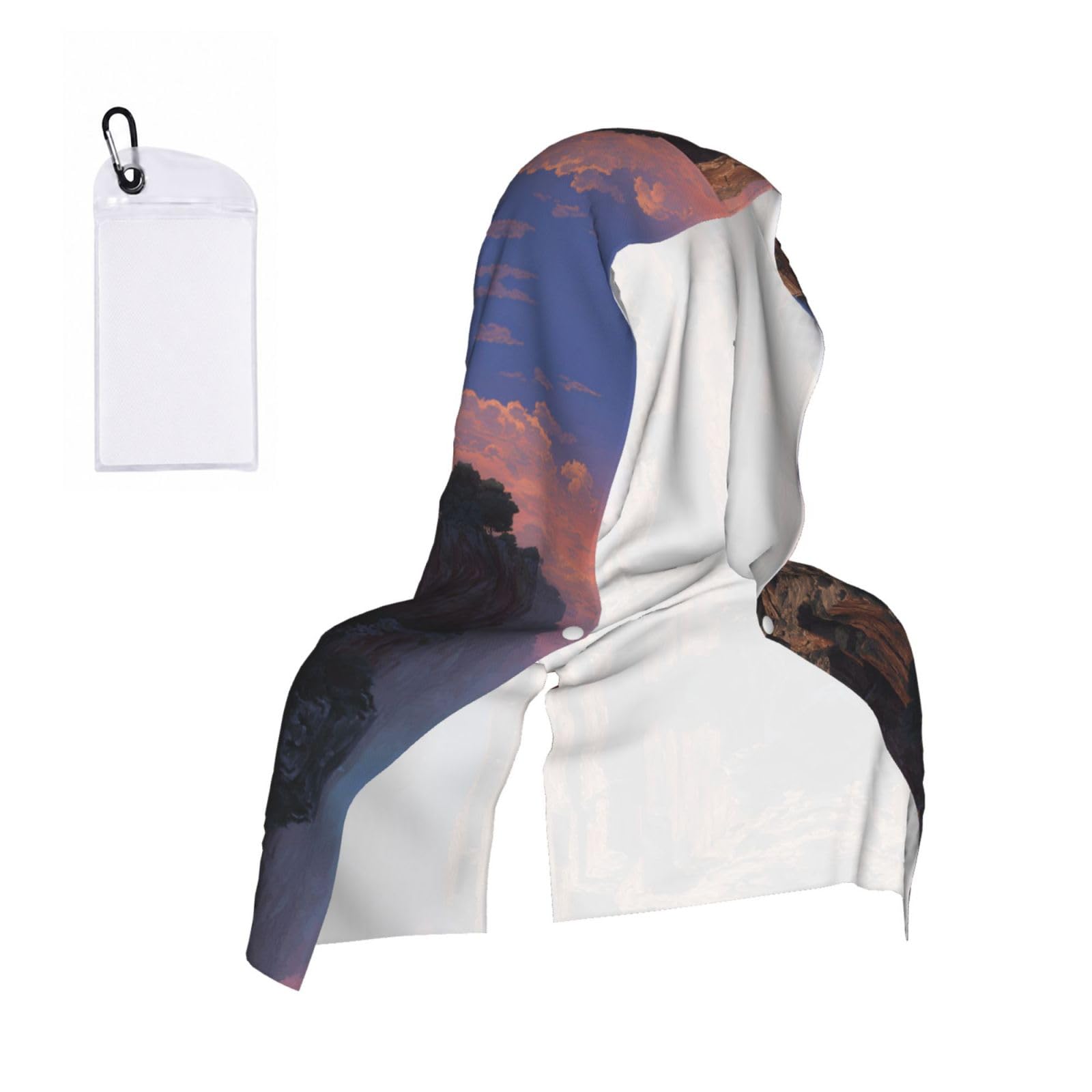 MLTRFGJ Cliff Print Cool Hooded Towels And Keep Them Cool For Several Hours.