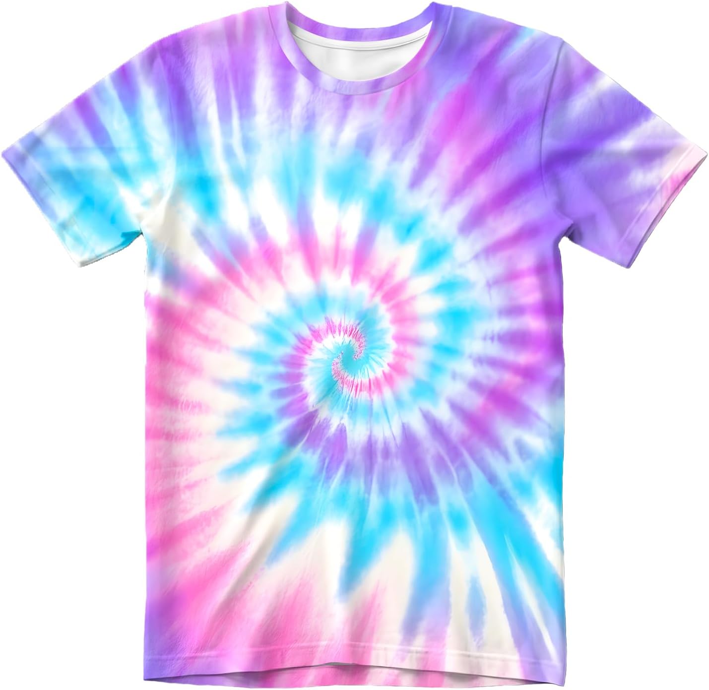 Kids Tie Dye Shirts for Boys Girls Outfit Clothes Children Hippies Short Sleeve Tees Tie-Dye T Shirt 6-16 Years - Image 4