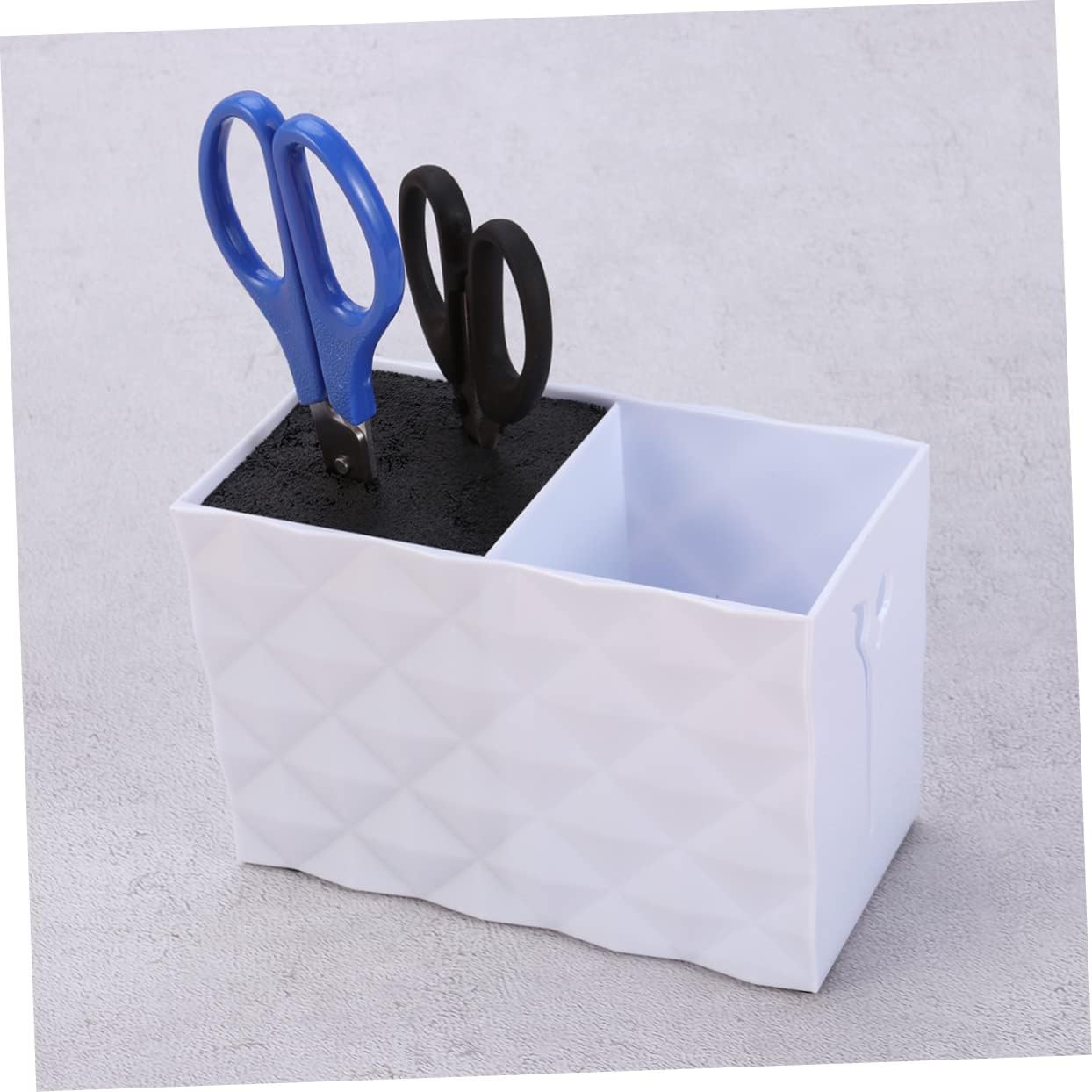 WOONEKY Scissor Cases for Hairstylists Hairdressing Scissors Storage Box 2 Slots