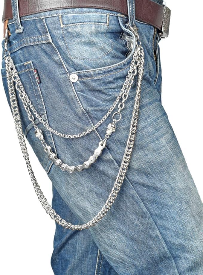 Image of PINKPIN Pants Chain Accessory for Wallets Waist Chains Punk Hip-Hop Streetwear for Men Women