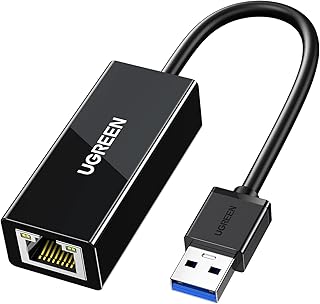 UGREEN Ethernet Adapter USB 3.0 Gigabit 10 100 1000 Mbps Rj45 Cable Connector, RJ45 LAN Network Dongle Compatible with Win...