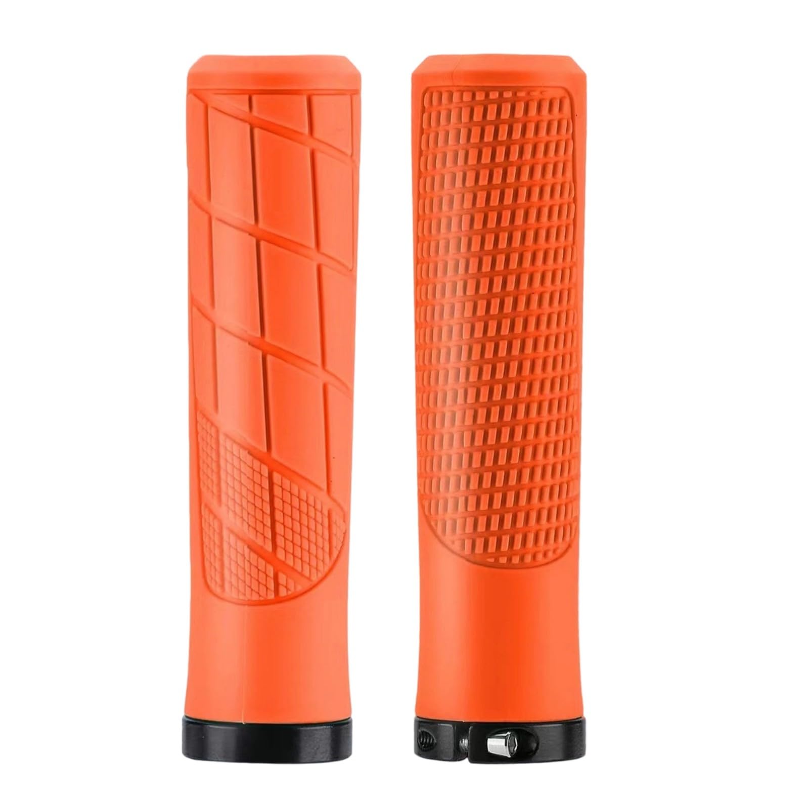 QIAOLIDA 1Pair Rubber Bicycles Handlebar Grips Soft Shock Absorption Handle Rod Cover Waterproof Mountain Bike Grips Enduring