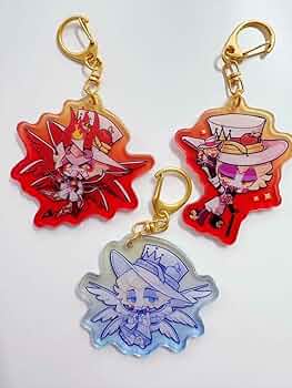 ハズビンホテル バレンタイン ルシファー アクリルキーホルダー Hazbin Hotel Lucifer Valentine's Keychain | Hazbin Hotel
