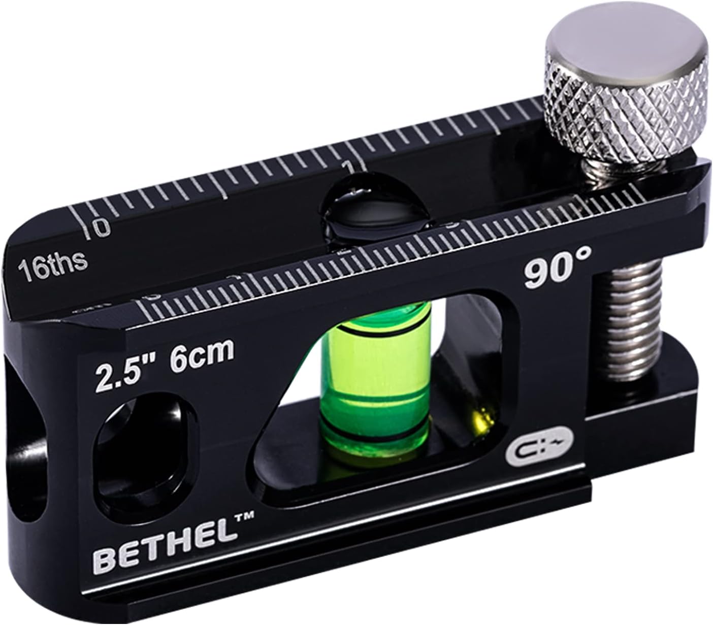 BETHEL Torpedo Level, Magnetic Conduit Level with 4 Vials, V-Groove and Magnet Track,Aluminum Alloy Construction, High Viz Black (9 inch)