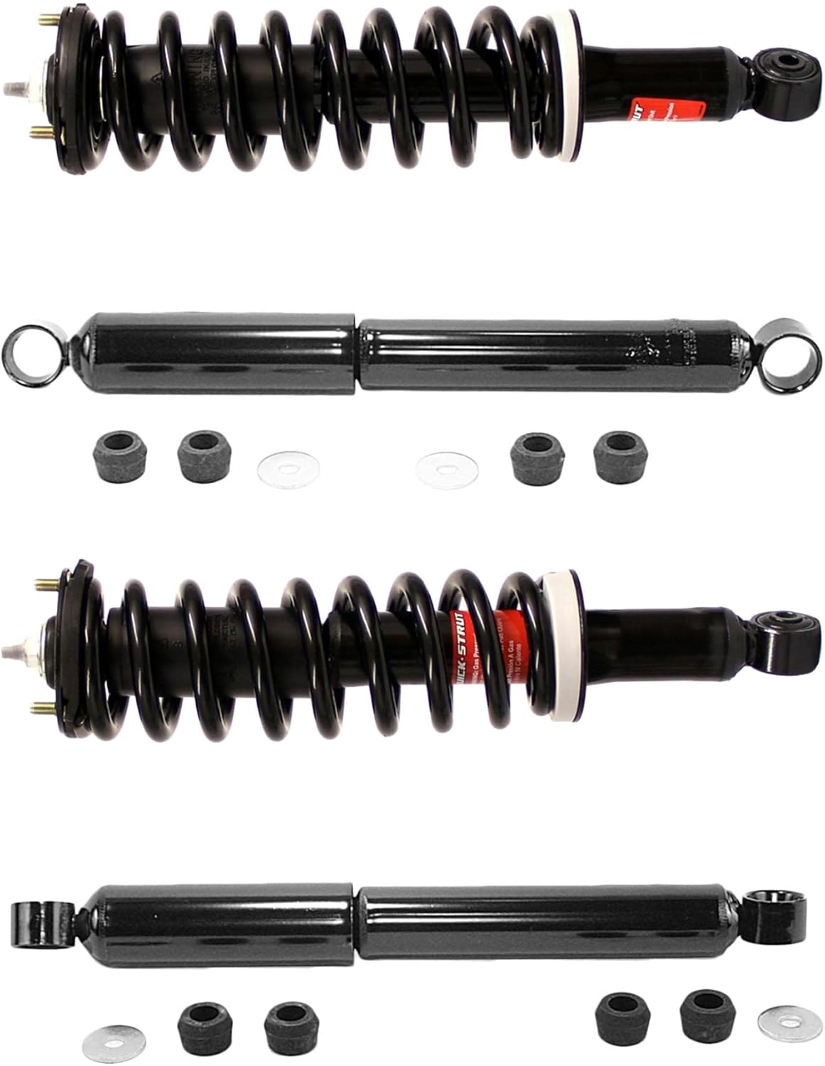 Monroe Shocks & Struts Set For Toyota Tacoma 4WD & PreRunner 1995 1996 1997 1998 1999 2000 2001 2002 2003 2004 - BuyAutoParts 77-69665G4 New