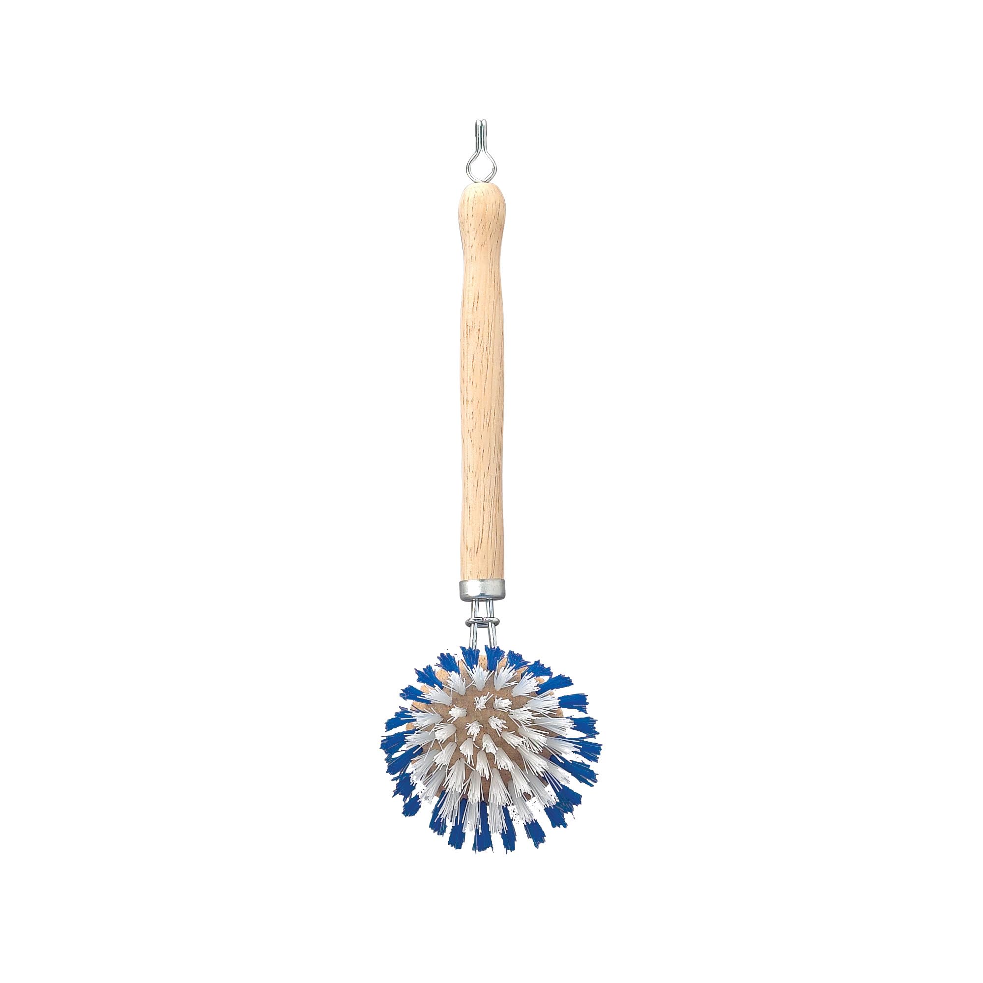 HIC Kitchen Dish Washing Vegetable Scrub Brush, Non-Scratch Nylon Bristles