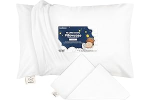 KeaBabies Organic Toddler Pillow Case for 100% Wool Pillows