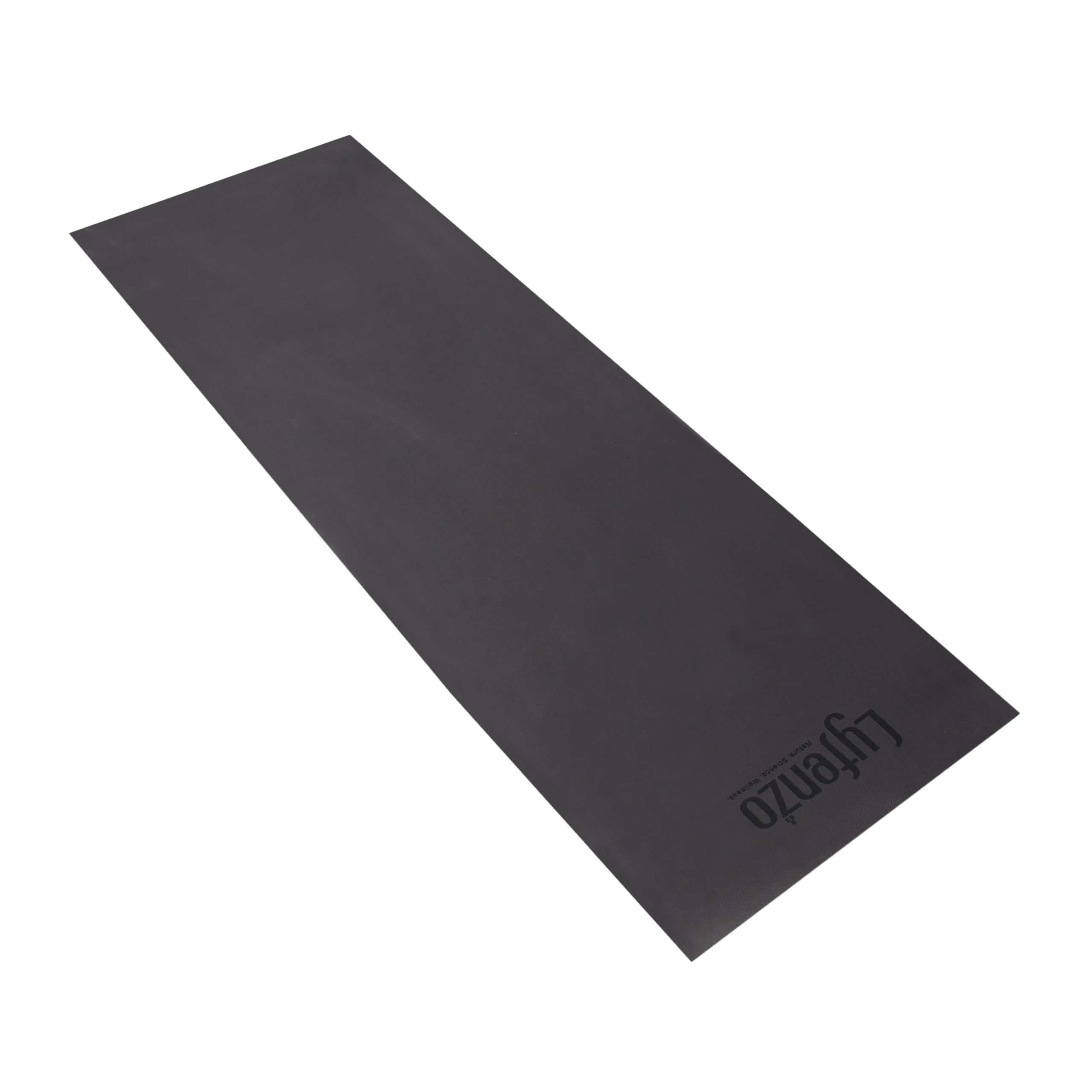 6mm yoga mat, strap & carry bag bundle – non-slip black mat for yoga, pilates & gym training