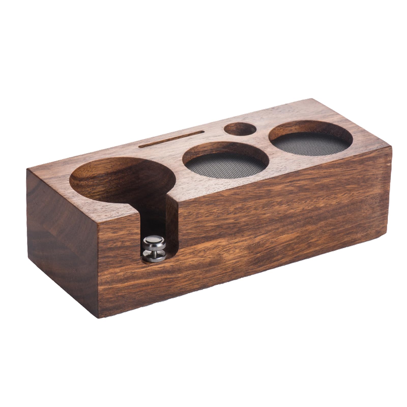 Espresso Tamper Estación 58mm, Soporte de Apisonamiento de Espresso, Ajustable Tamping Soporte para Guardar el Tamper de Espresso, Dispensador, Portafiltros