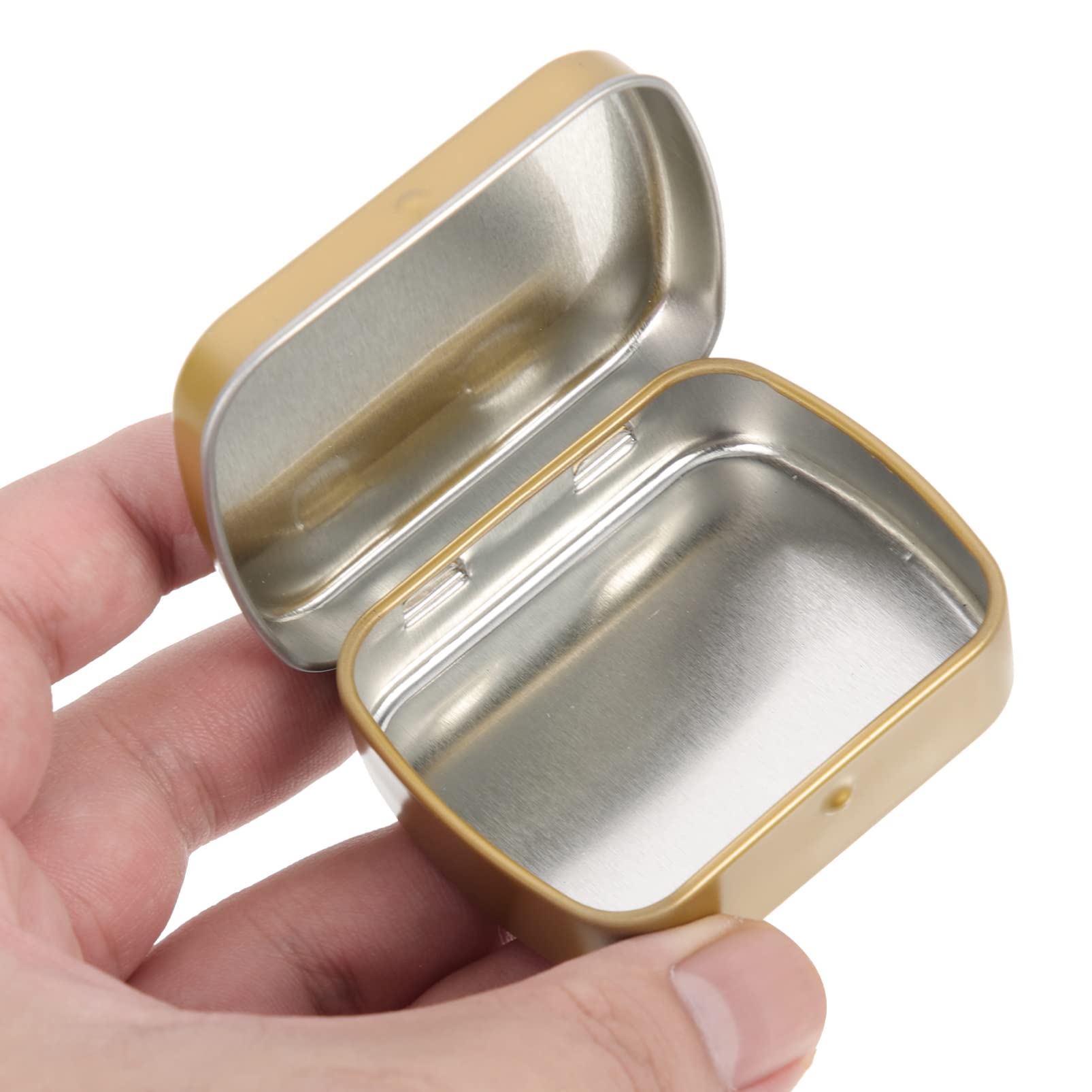 10pcs Boxes Tin Box Iron Jar Sample Boxes Tin Container with Lid Empty Sundries Organizer Sample Case Candy Storage Tins Iron Tea Leaves Can Tin Containers with Lids Iron Organizer