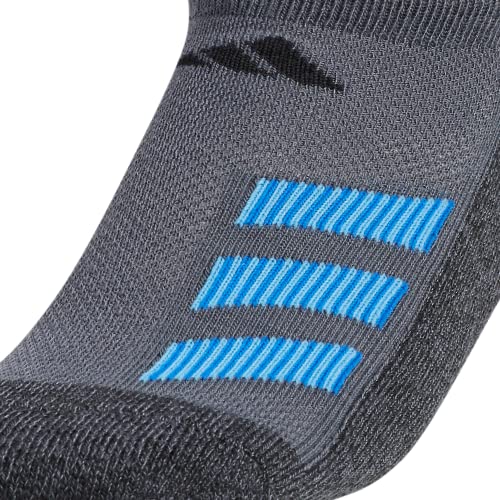 adidas Show Socks for Boys and Girls (6-Pack) Athletic Cushioned, Low Profile Below Ankle3