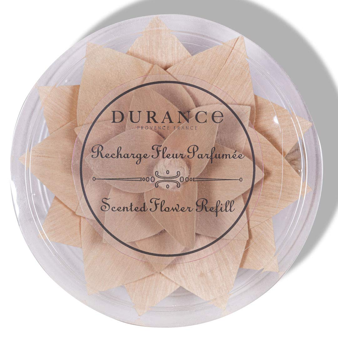DURANCE Scented Wooden Flower Replacement - Elegant Diffuser Accessory, Long-Lasting Fragrance for Reed Diffuser Refills